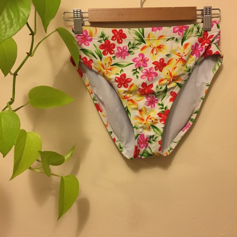 80s high waisted swim bottoms